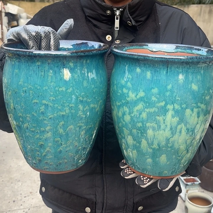 红陶雪花口径18高度22