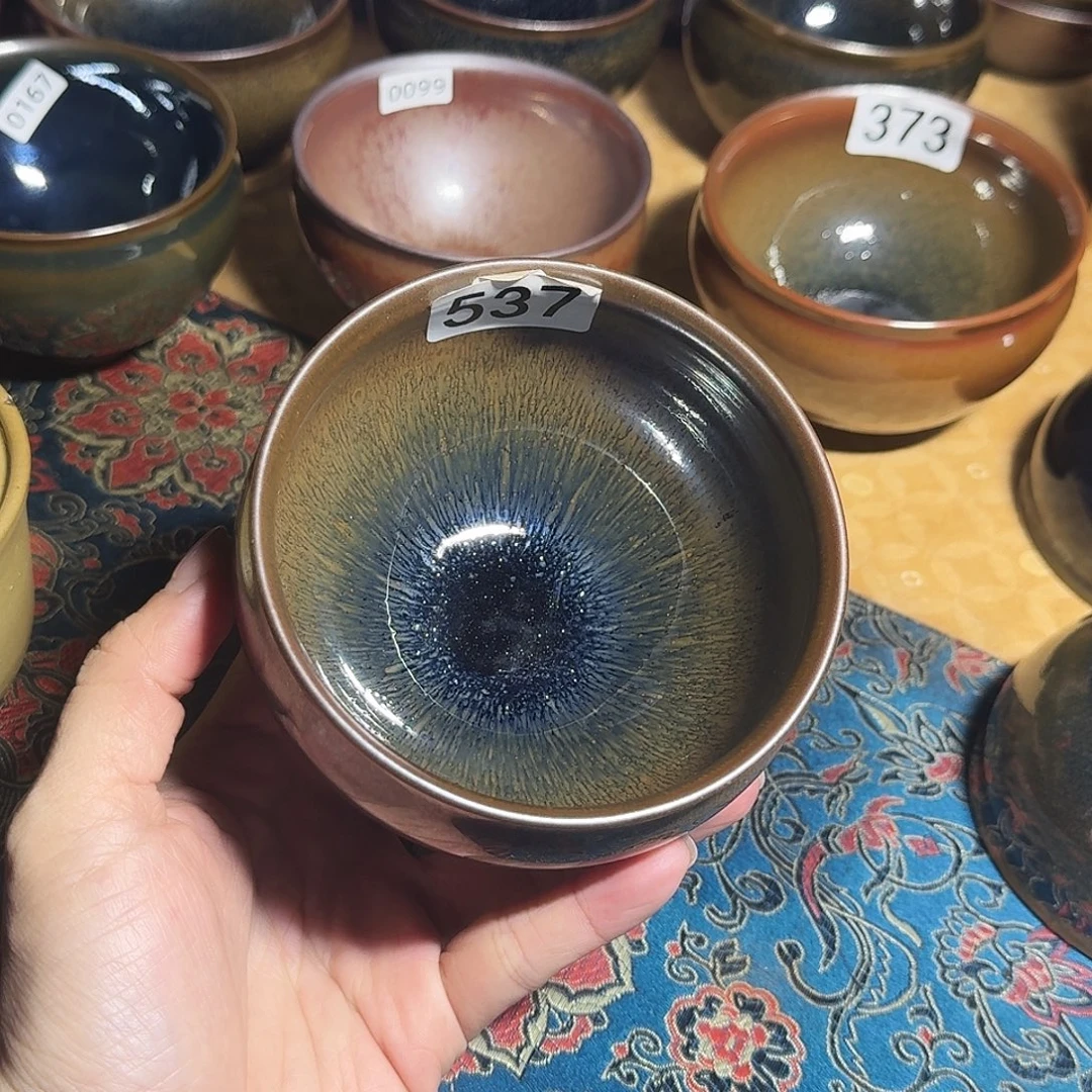 茶盏537 建窑建盏·柴烧·原矿釉·手工主人杯