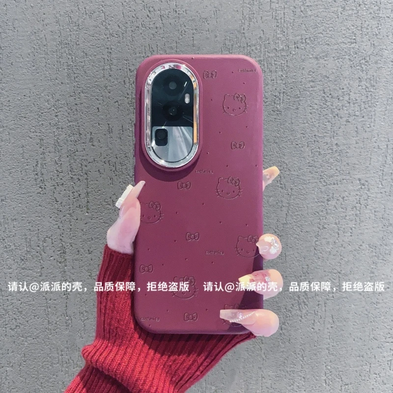 （OPPOReno10系列）银镜小胖墩适用OPPOReno10/OPPOReno10Pro手机壳