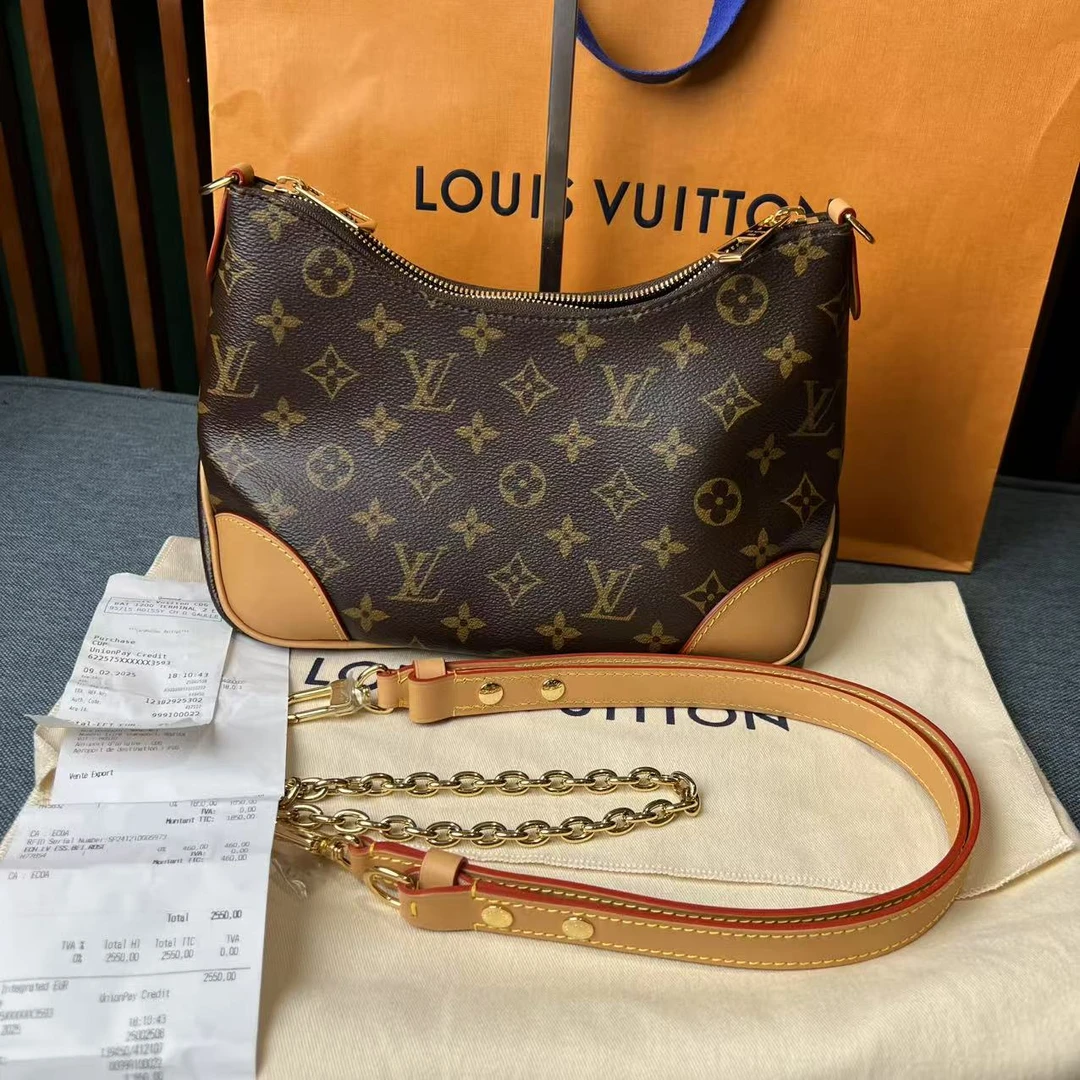 未使用 LouisVuitton/路易威登 LV黄牛角芯片 25年片 全新大全套