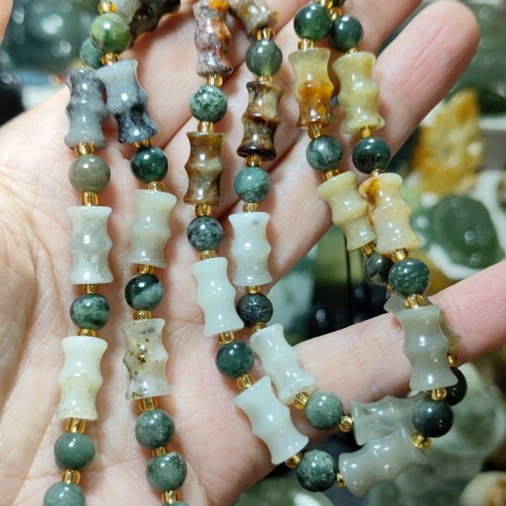 岫玉未镶嵌链子链子