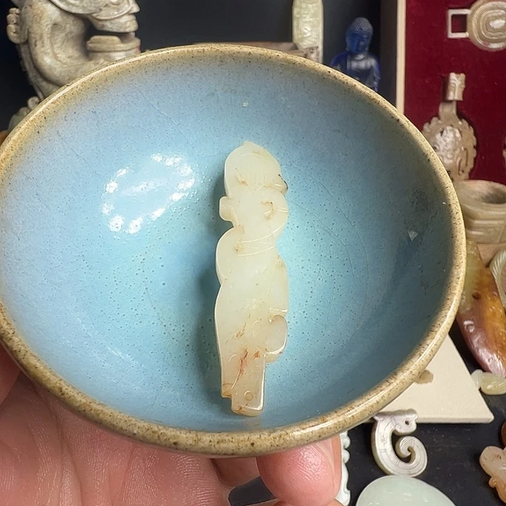 瓷片水***草陶瓷摆件与陶瓷制作