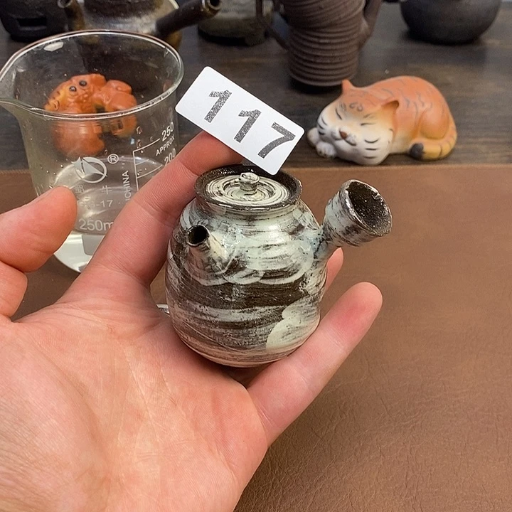 117新品粉引壶不退换看好拍