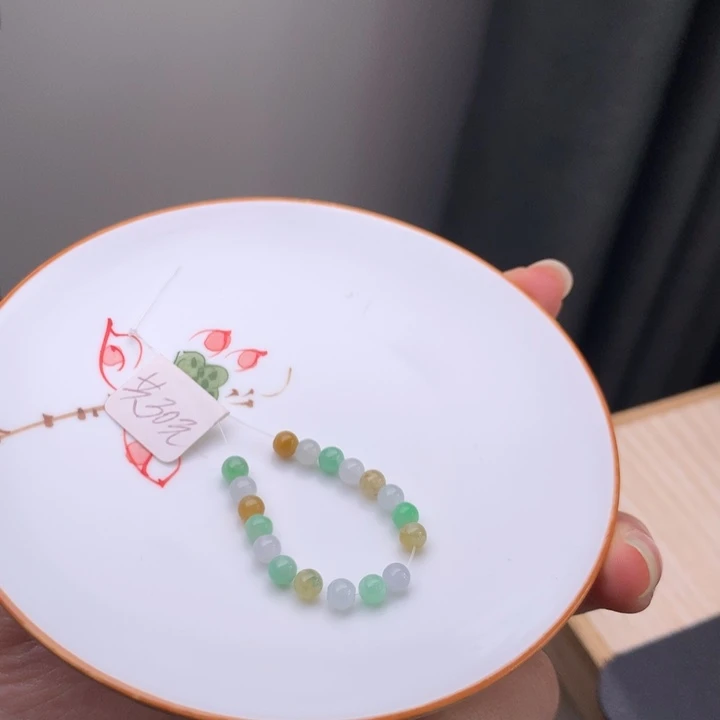 翡翠未镶嵌手链翡翠y1136 卡3.6