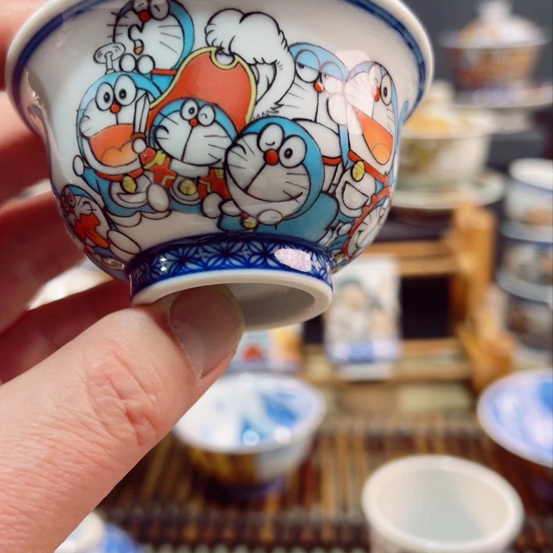 杯睡*鸟景德镇手工手绘