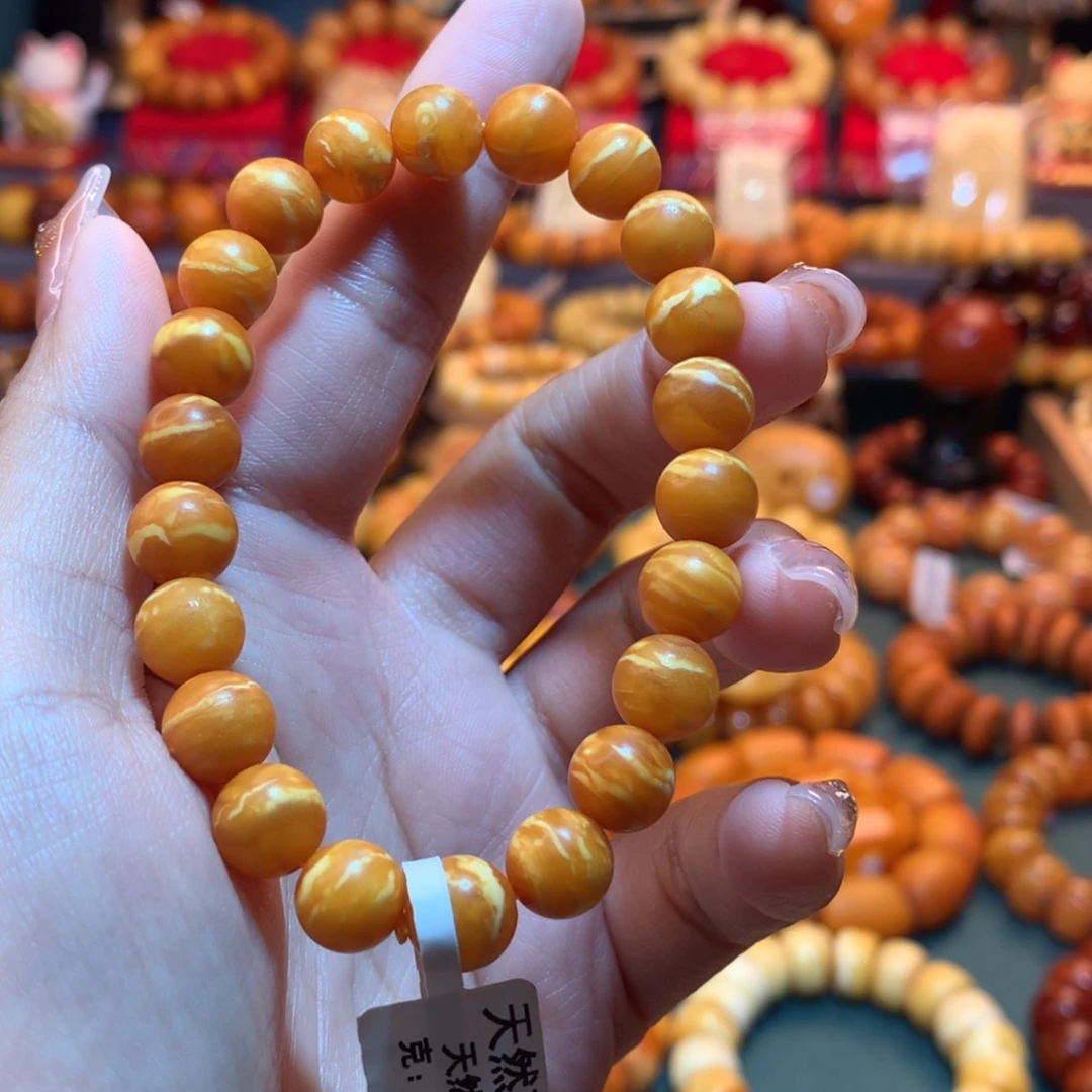 【闪购商品】蜜蜡手串未镶嵌蜜蜡手串