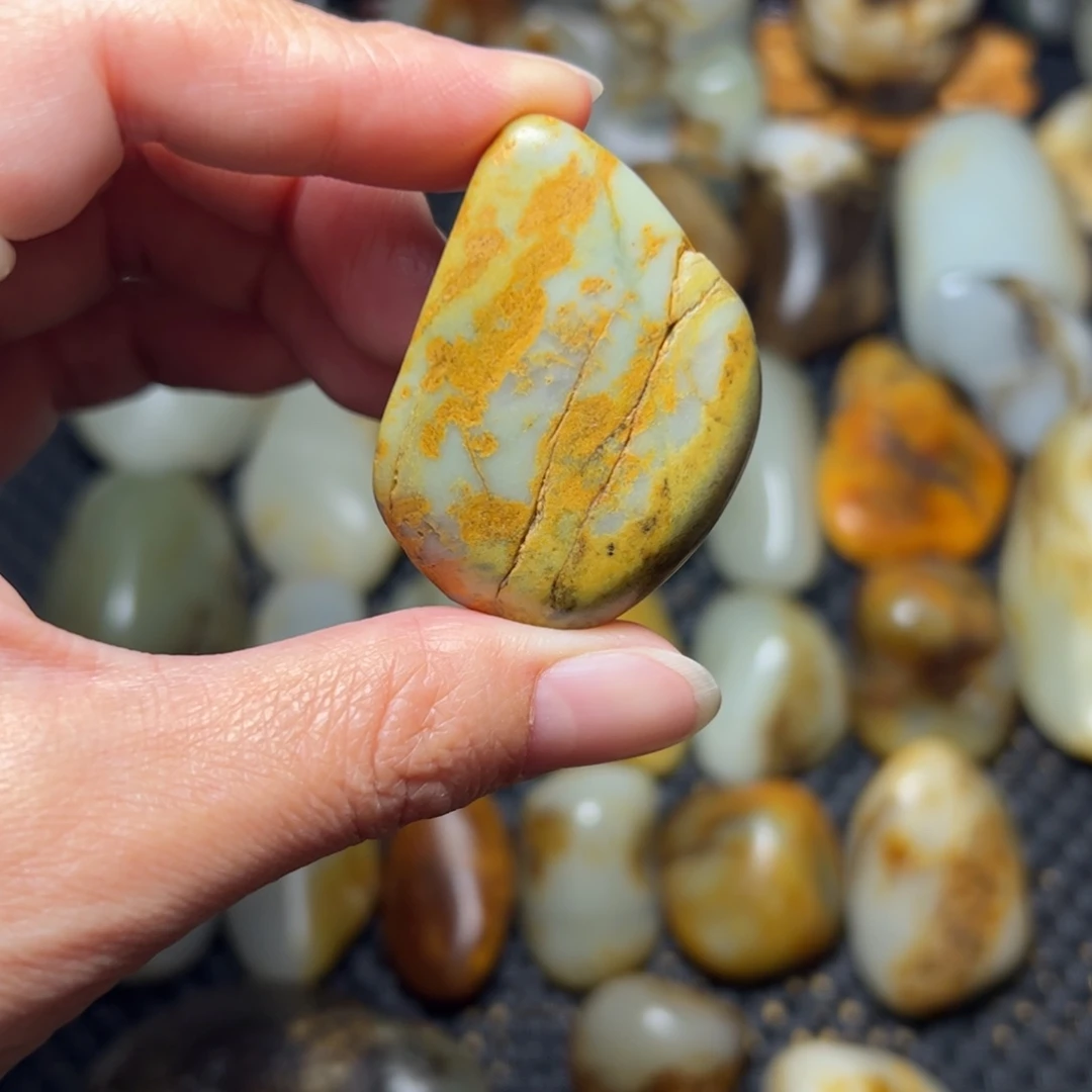 和田玉未镶嵌挂件21