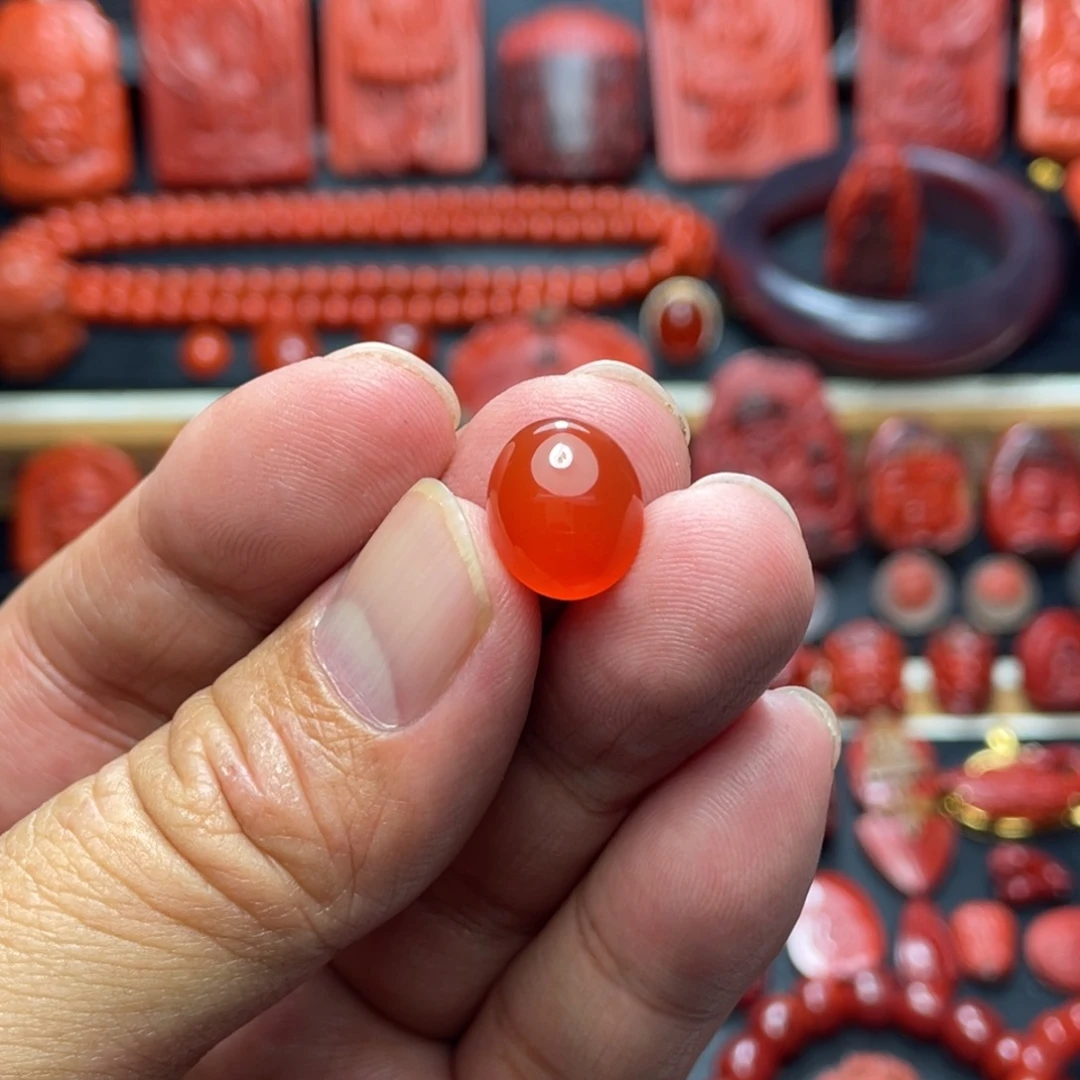 南红玛瑙未镶嵌颈饰