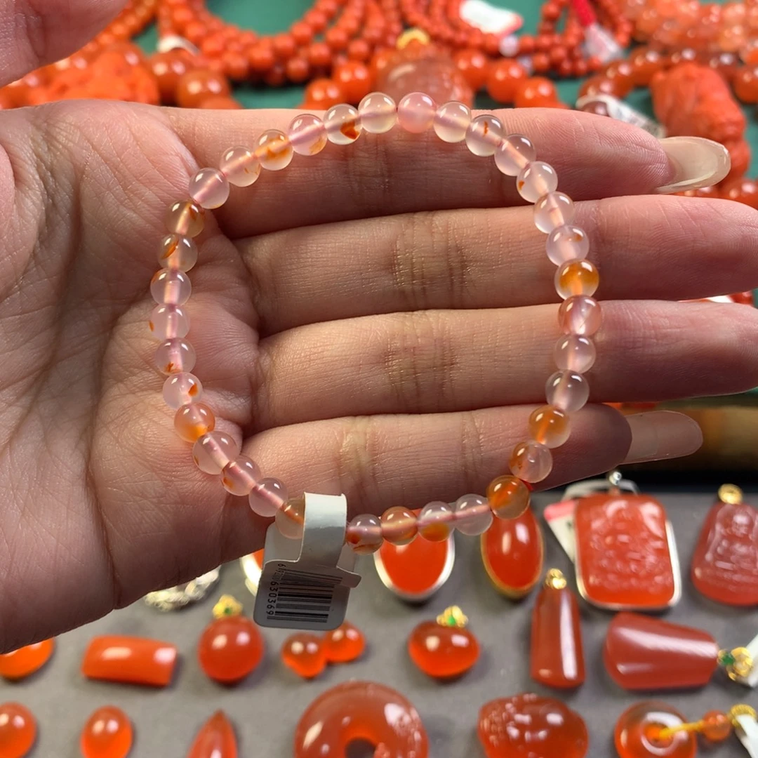 南红玛瑙未镶嵌手串
