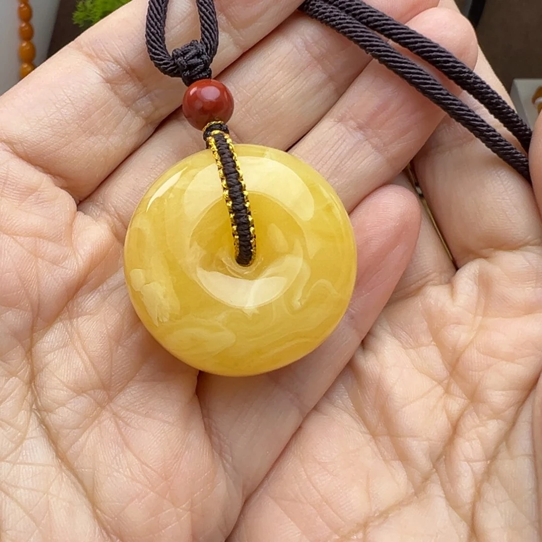 蜜蜡吊坠(赠链)未镶嵌兰*