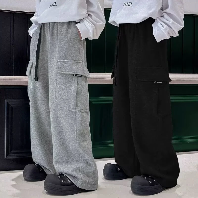 男童裤子春秋款2025新款秋装中大童卫裤男孩运动秋季长裤休闲裤潮