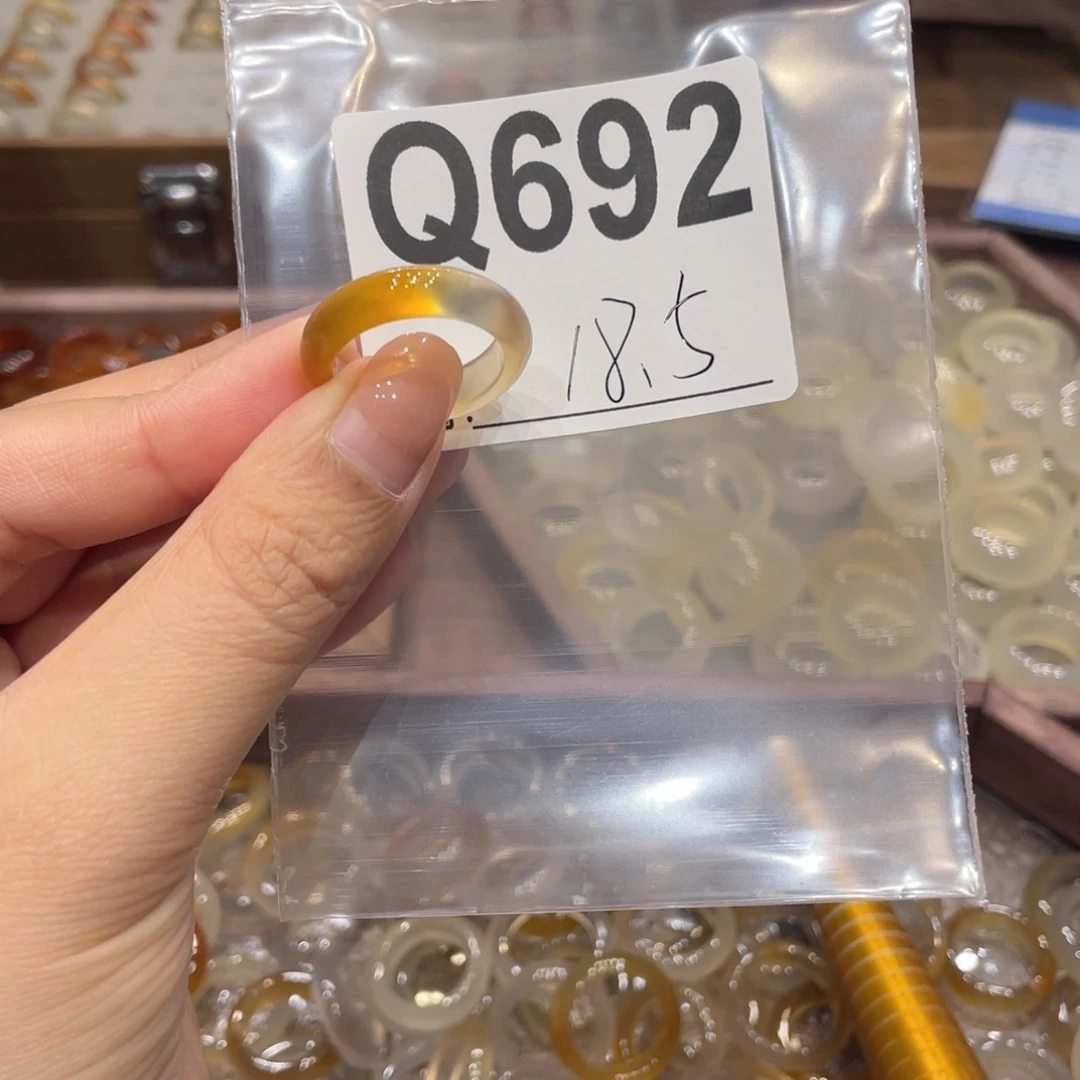 玛瑙/玉髓未镶嵌戒指692
