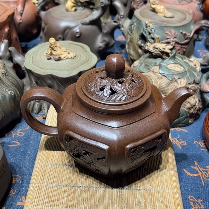 民***生茶壶紫砂紫砂。