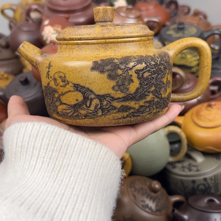 茶壶紫砂紫砂微瑕