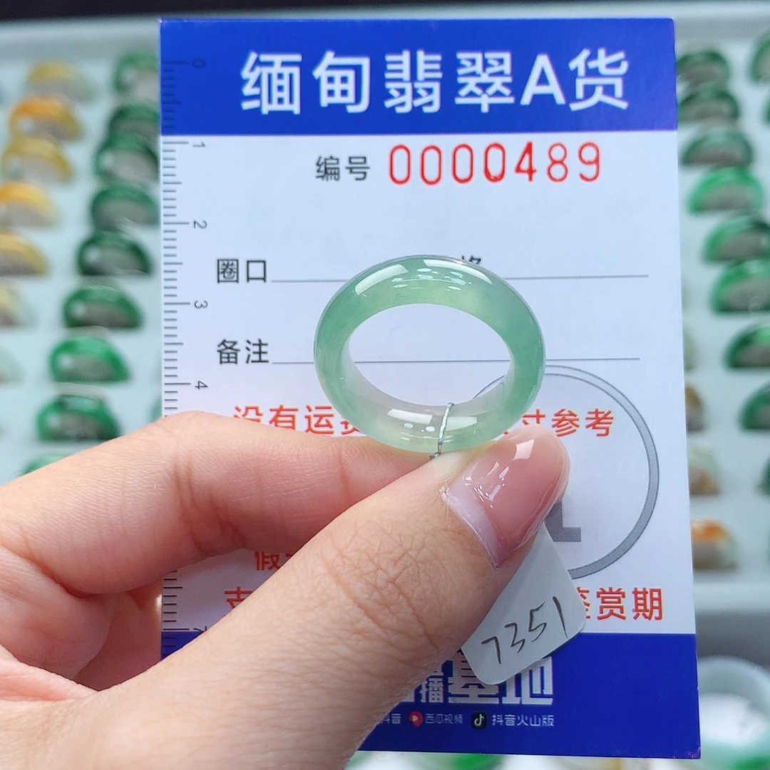 未镶嵌戒圈翡翠14.15号