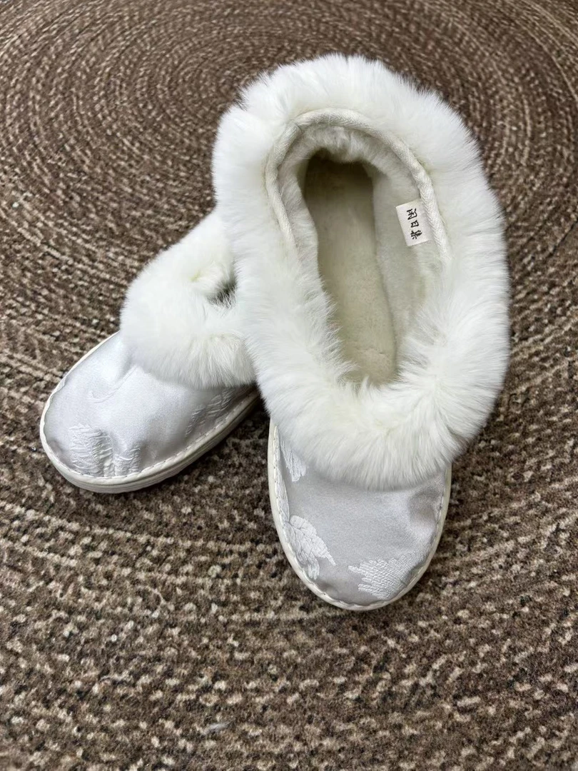 【闲日集】白月光手纳千层底羊毛鞋