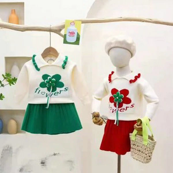 （663）女童时尚洋气春秋款套装