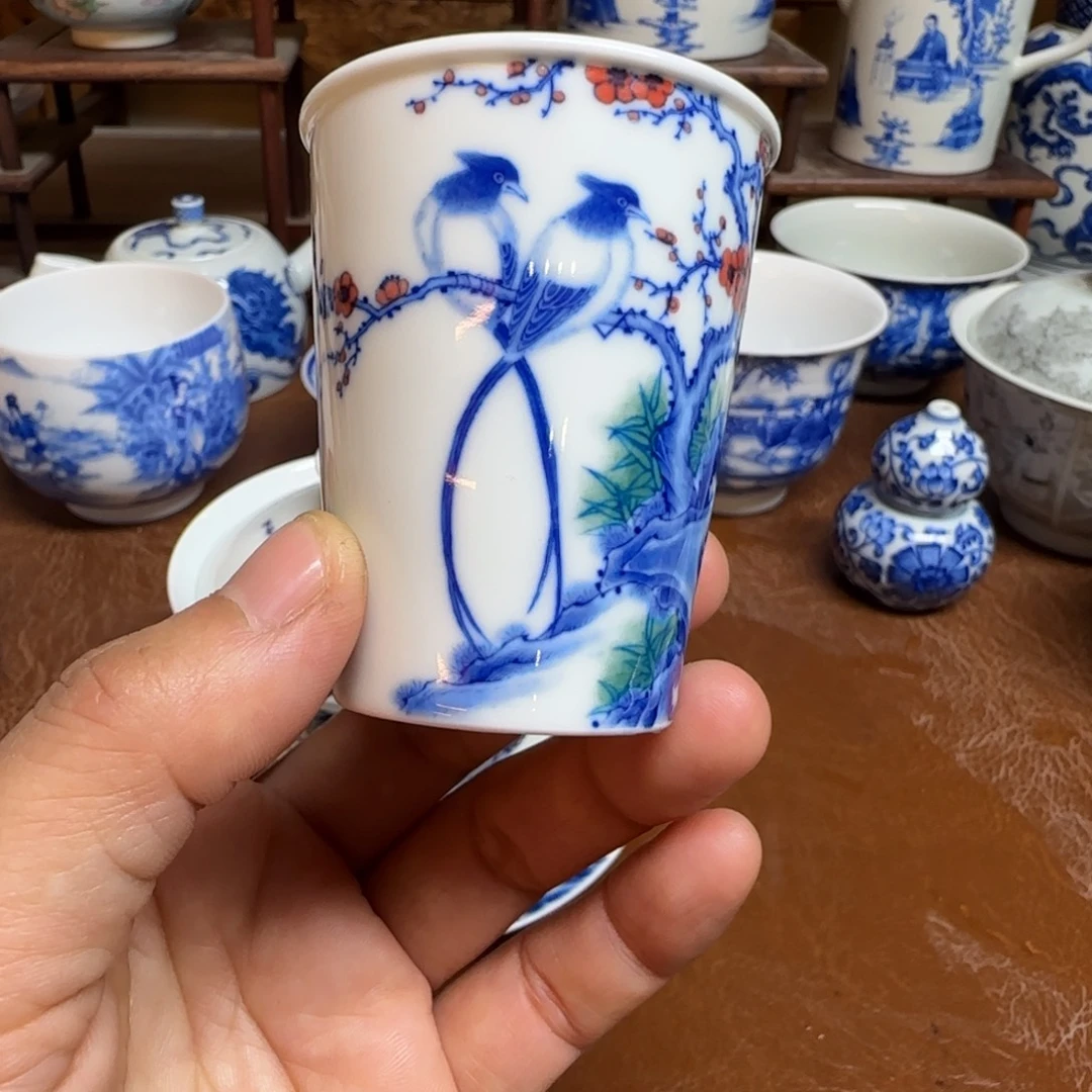 陶摆件今天晚上的月亮好美