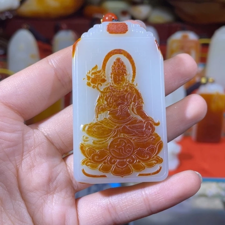 和田玉挂件未镶嵌顺***。