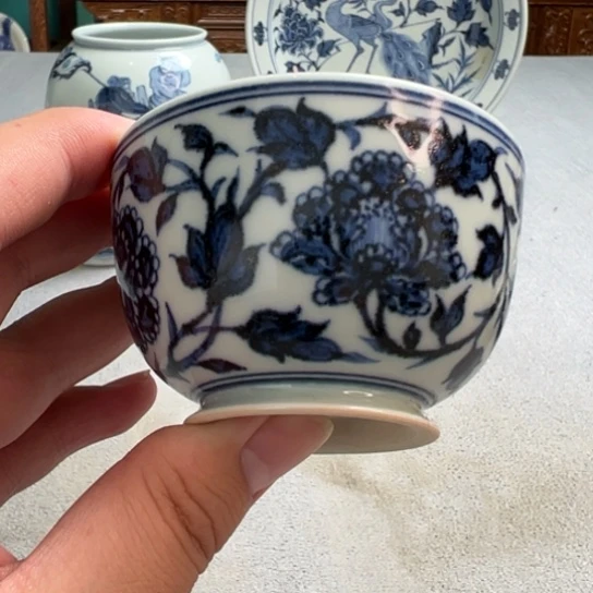 明续幽蓝，四相牡丹