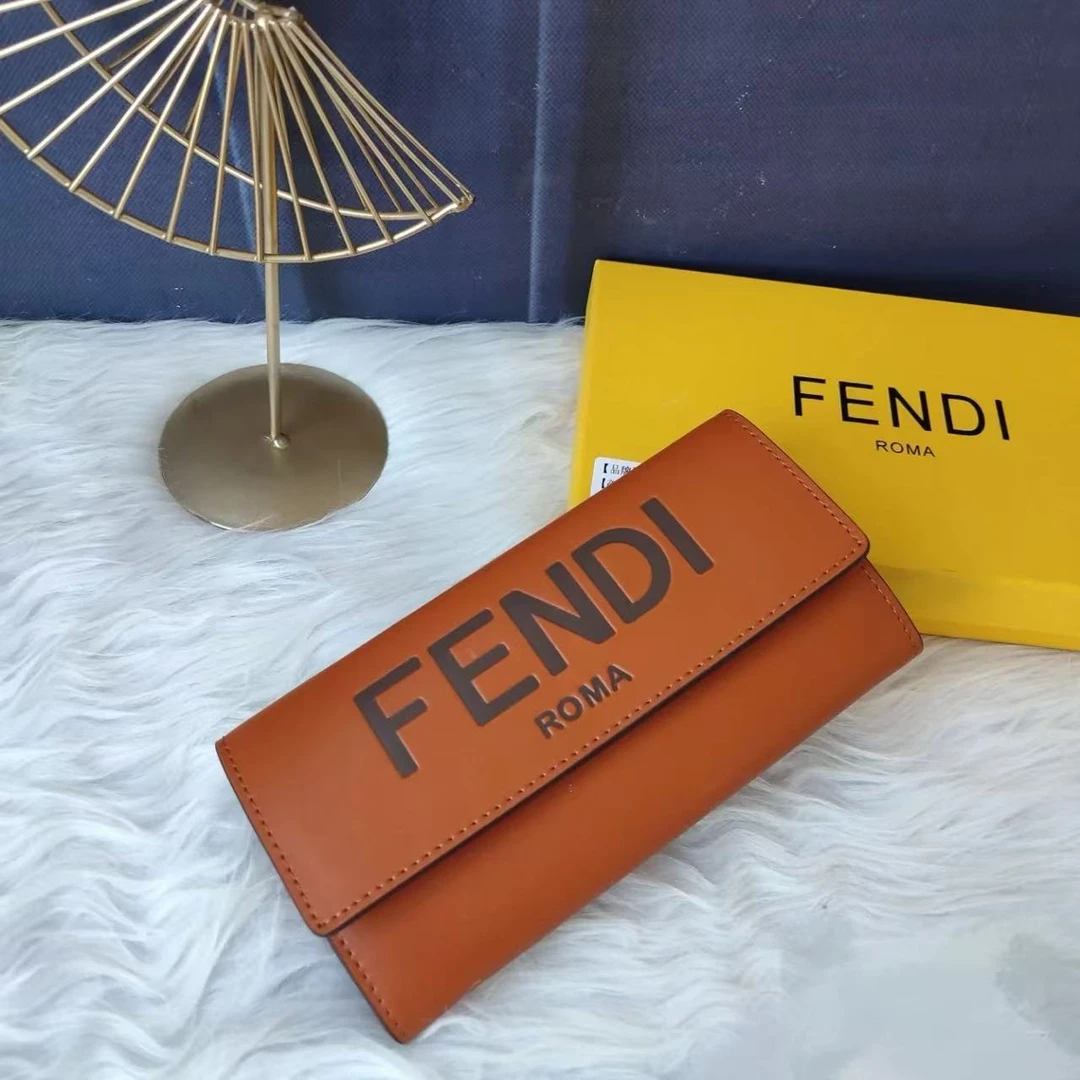 95新 FENDI/芬迪 坤球奢选 芬迪手拿长款钱包