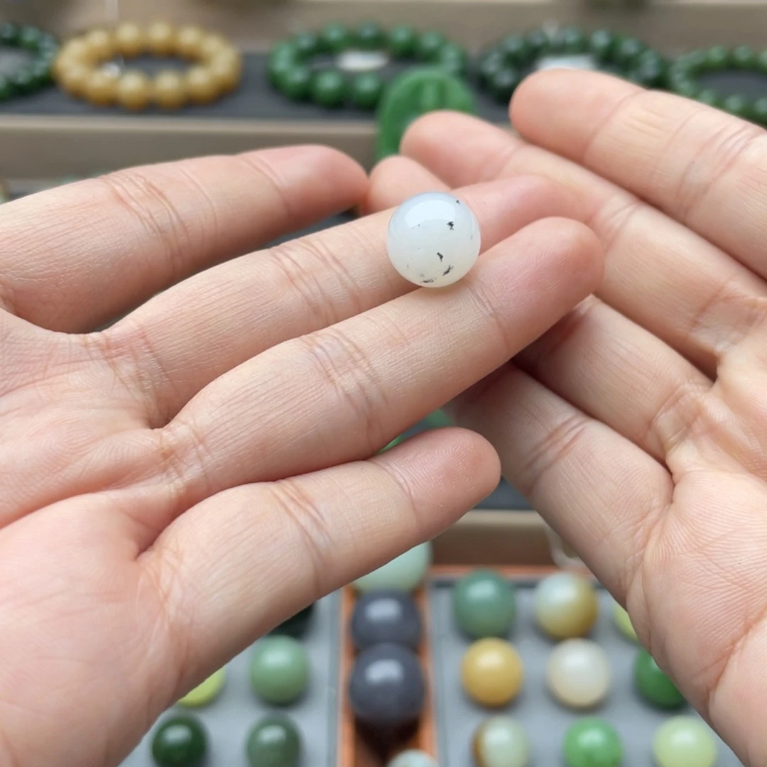 和田玉未镶嵌手链12青花