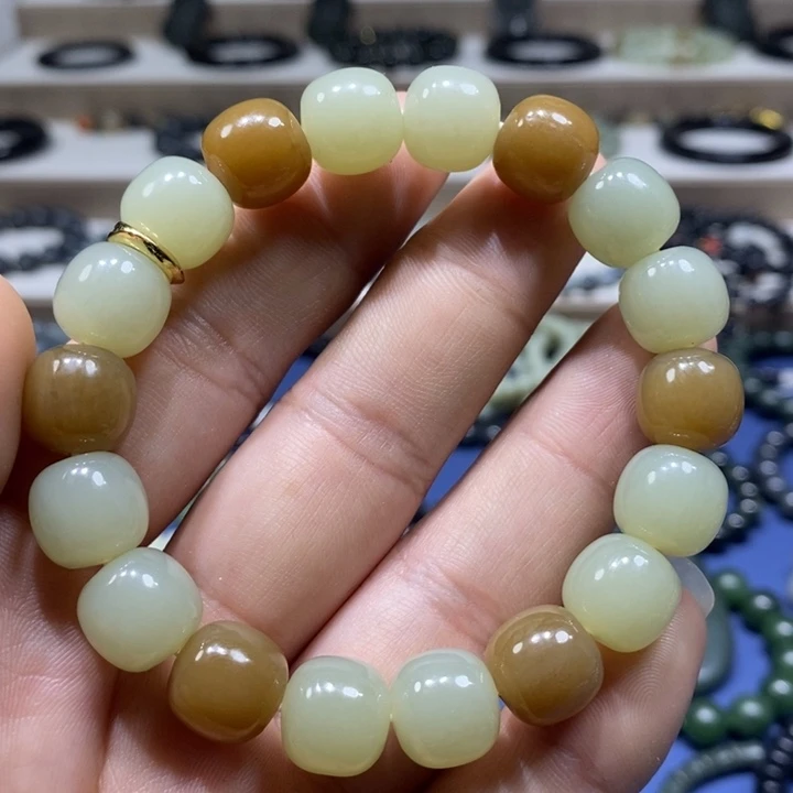 和田玉未镶嵌手链