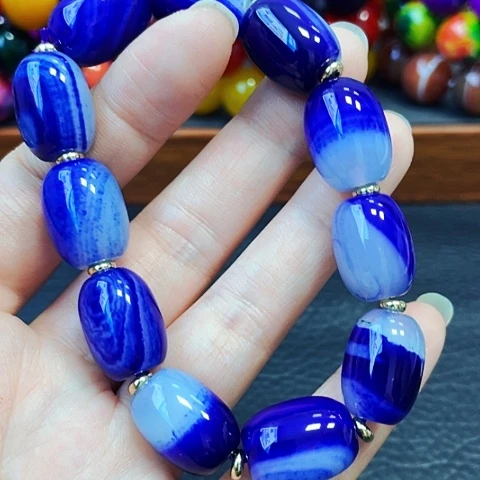 玛瑙/玉髓手链未镶嵌水墨丹青