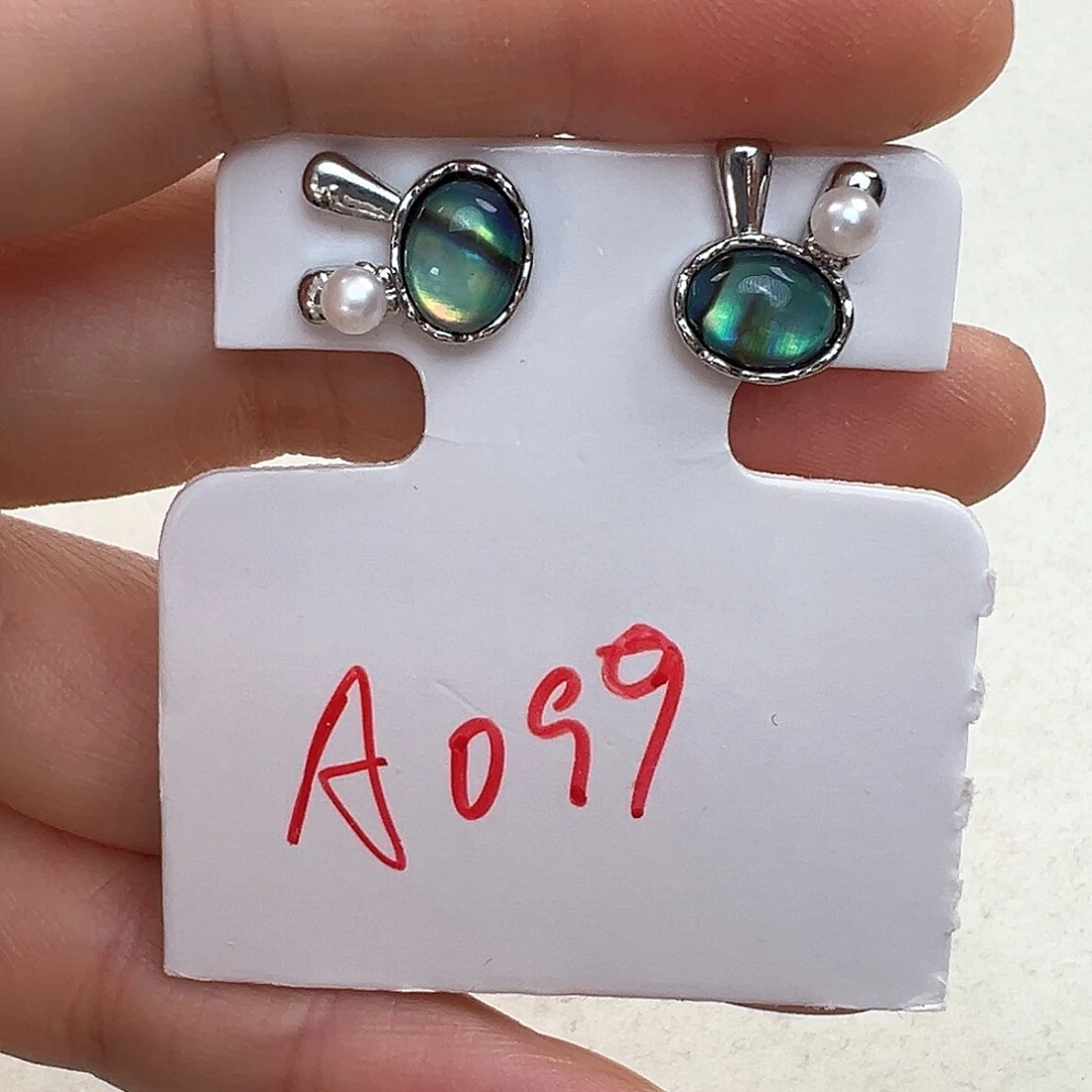 淡水珍珠耳饰银S925镶嵌