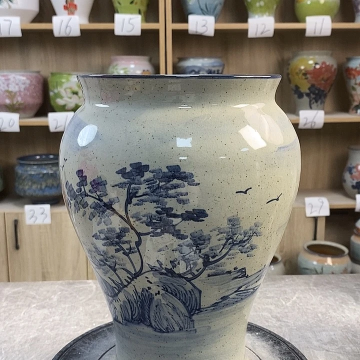 缸23zp景德镇陶瓷花盆