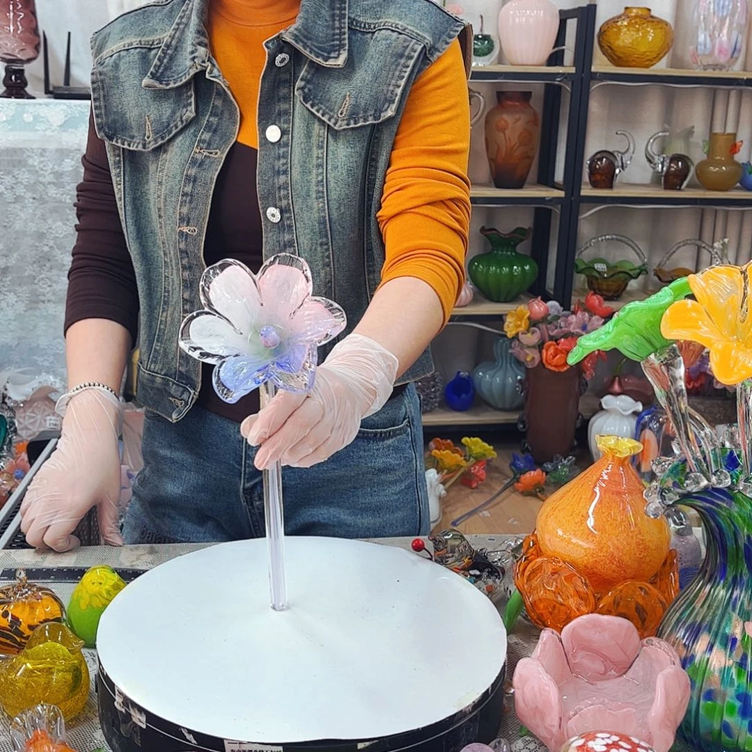 短杆福利花家悦琉璃工艺品