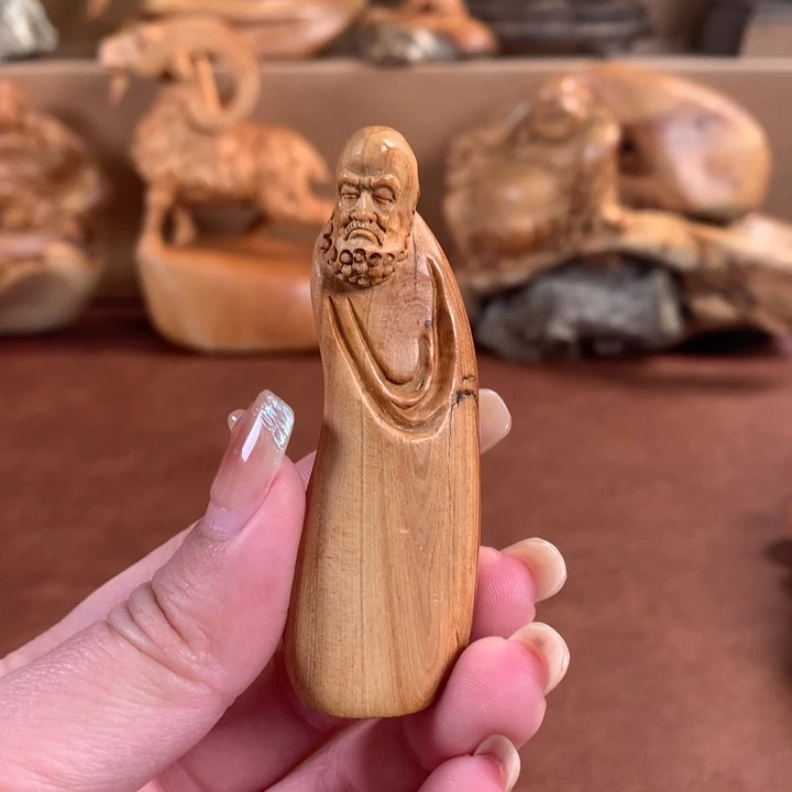 柏木（崖柏）崖柏手把件