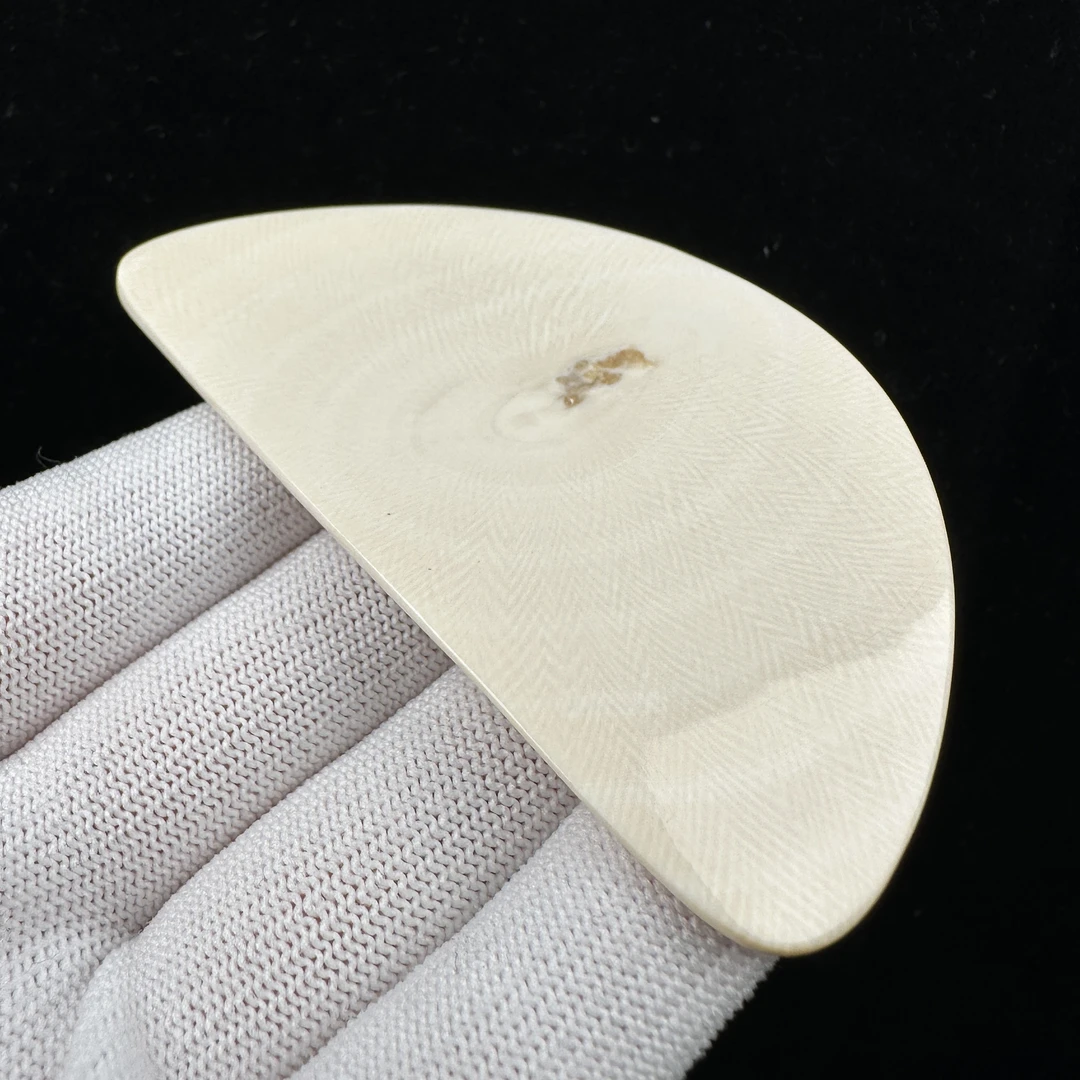 E2815天然猛犸牙 刮板84.8mm支持鉴定 假一罚四