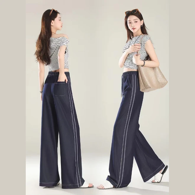 B 门店39&9！夏日救星！科技软牛仔/不掉色/不起球显瘦休闲裤C21404