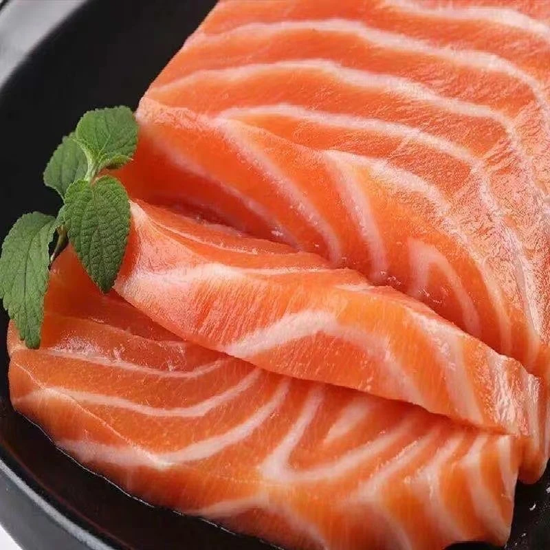 冰鲜三文鱼中段鱼腩新鲜刺身拼盘鱼片新疆/送蘸料