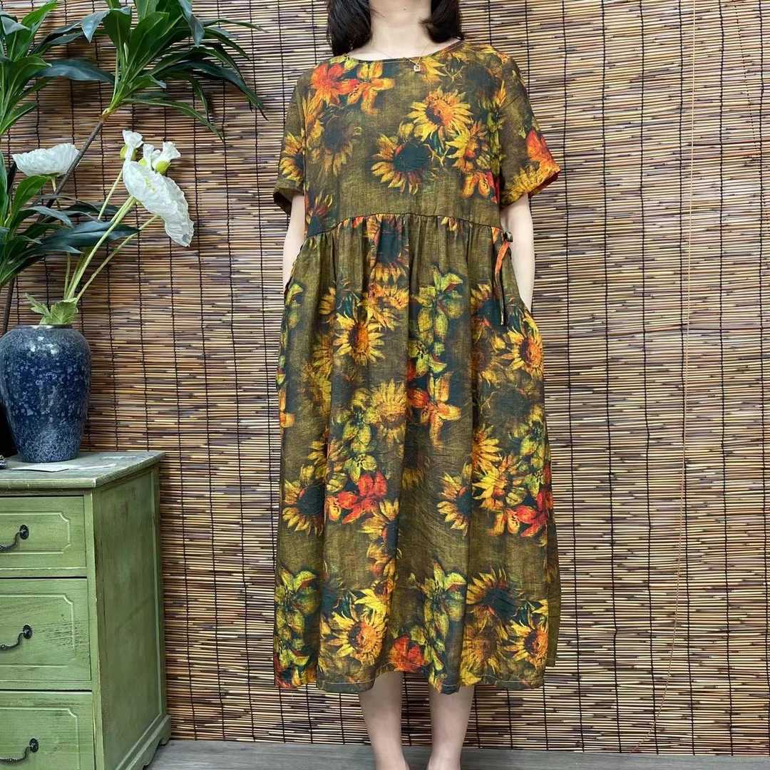 2603新款春夏时尚减龄气质显瘦连衣裙QZ