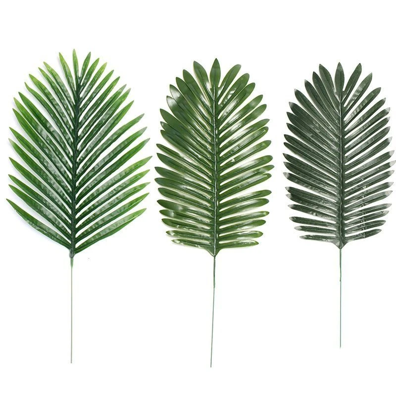 装饰 叶散尾葵棕榈绿植椰树叶子叶散尾龟背仿真仿真植物叶仿真