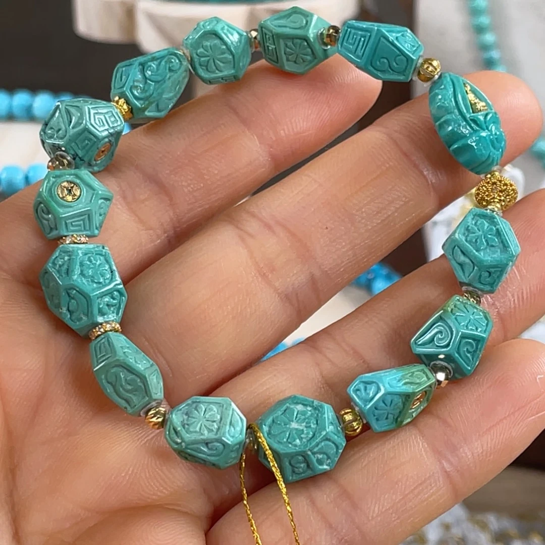 绿松石未镶嵌套链