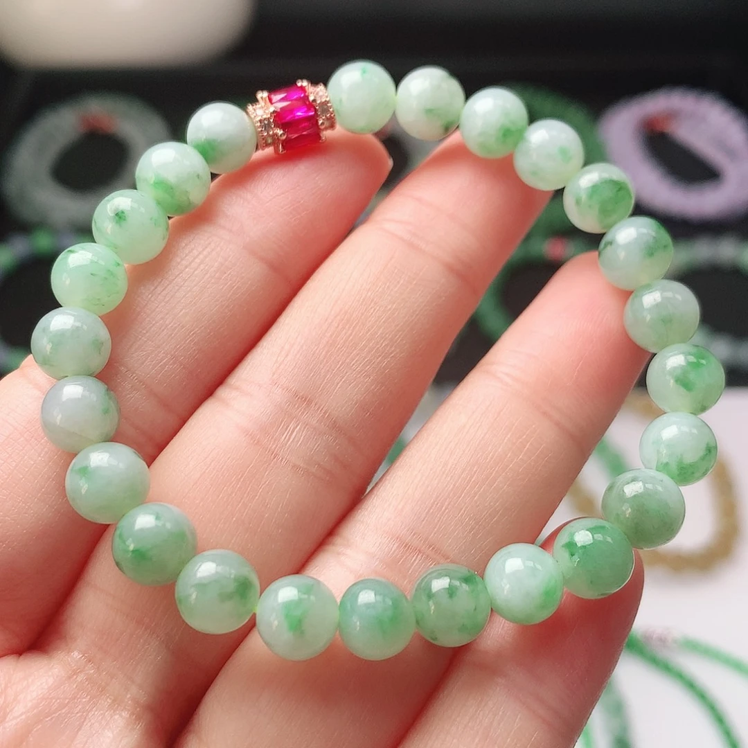 翡翠未镶嵌手链翡翠