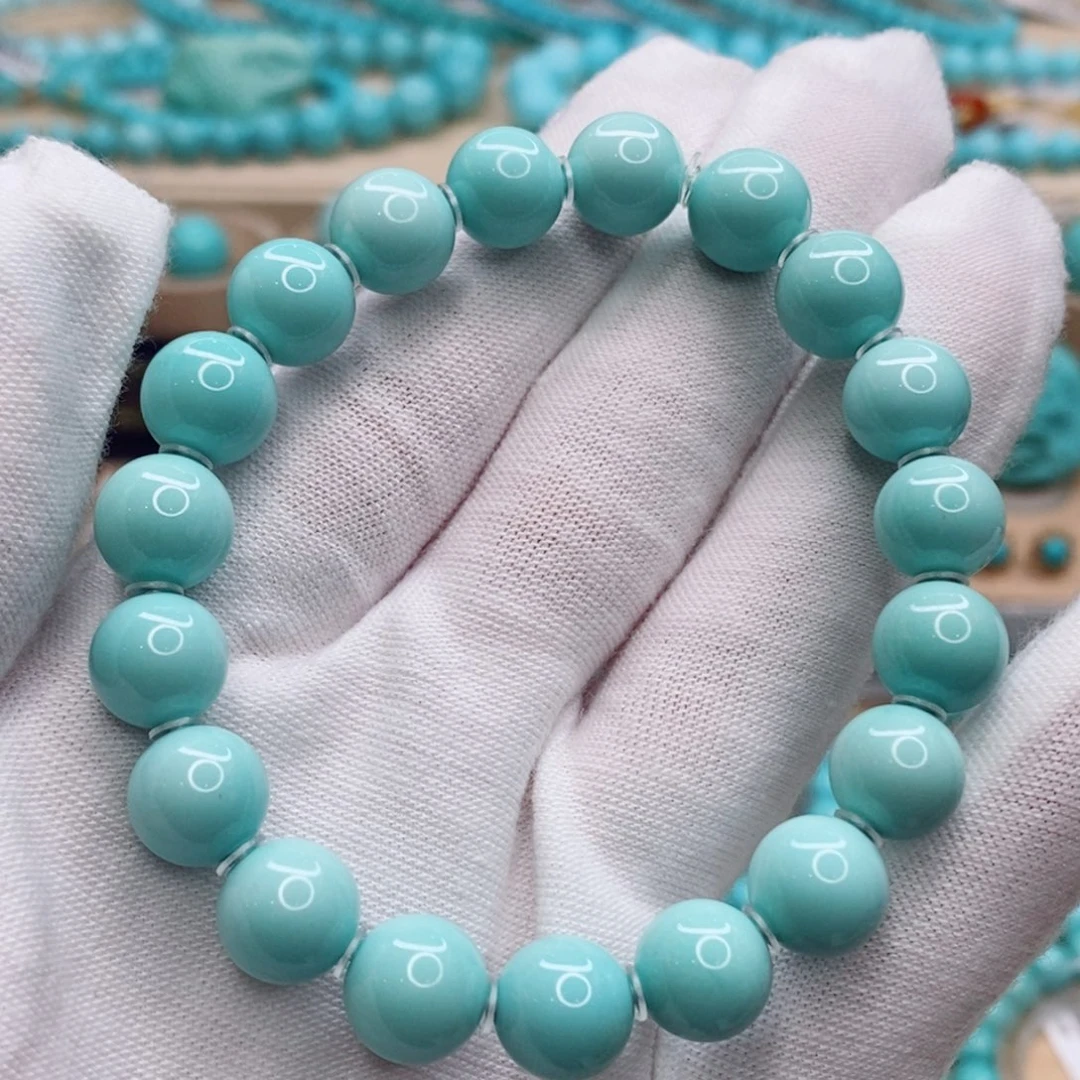 绿松石未镶嵌珠宝奇石9.5mm