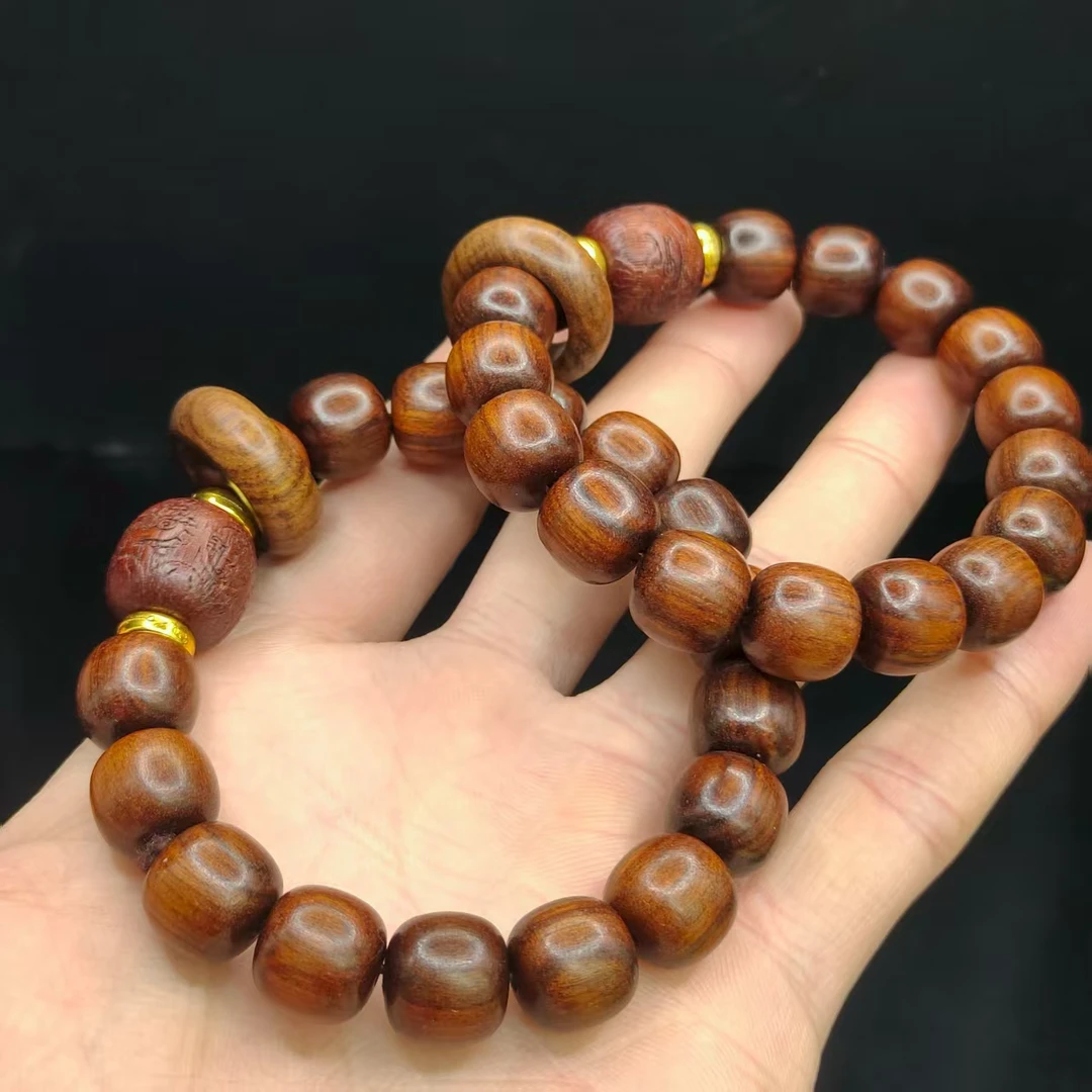 【龙龙严选】檀木DIY单圈手串【多样性发其一】约11mm+