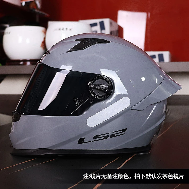 LS2头盔摩托车全盔机车赛车3c认证电动车骑行防雾大尾翼四季FF300