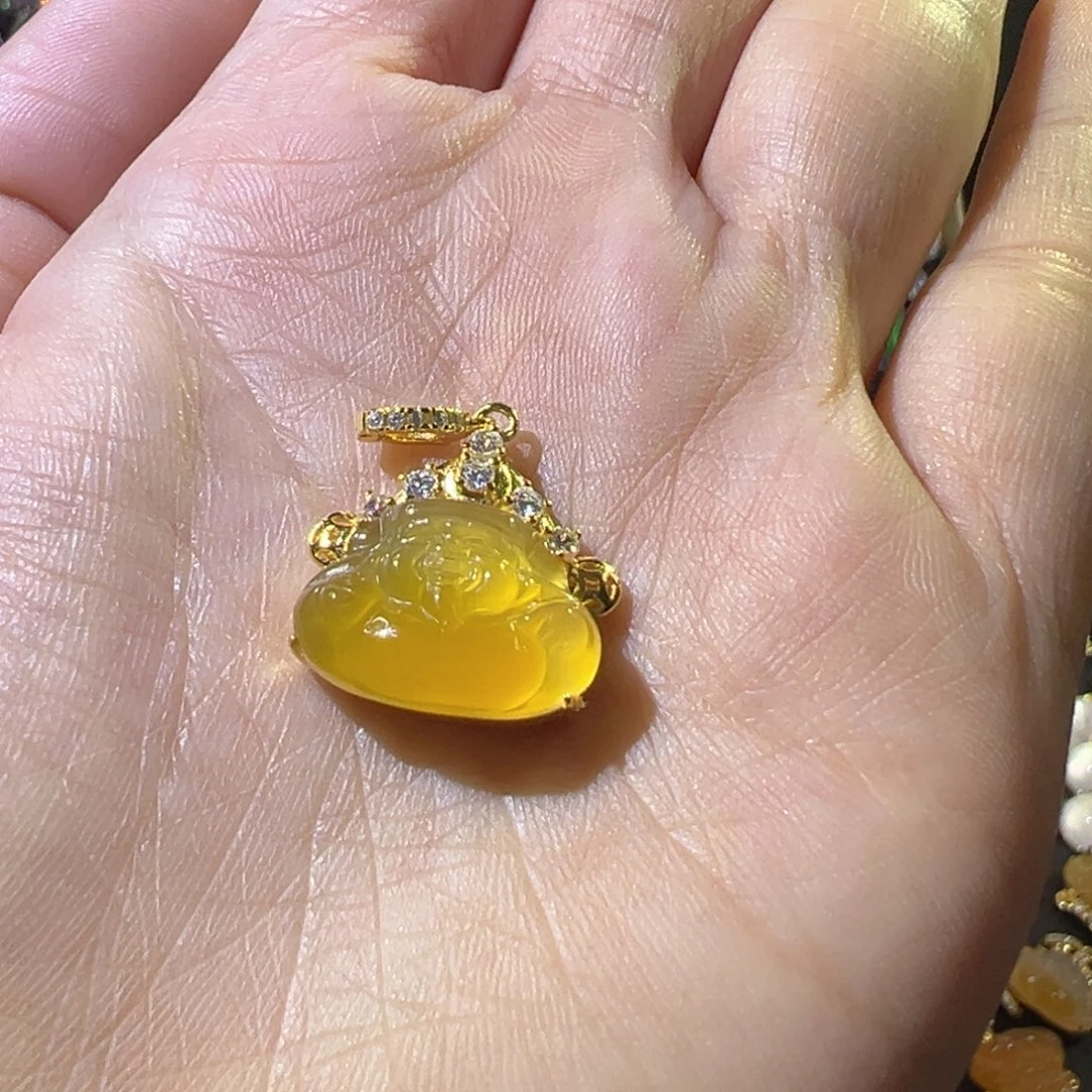 【闪购商品】玛瑙/玉髓颈饰银S925镶嵌向*葵