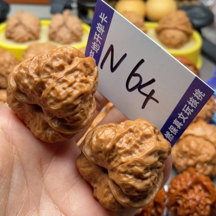 文玩核桃把件蛙蛙38尺