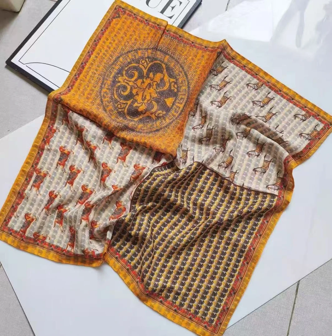 （525） 丝巾围巾女士披肩新款素雅百搭防晒优雅