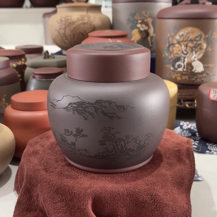紫砂茶叶罐紫砂茶叶罐