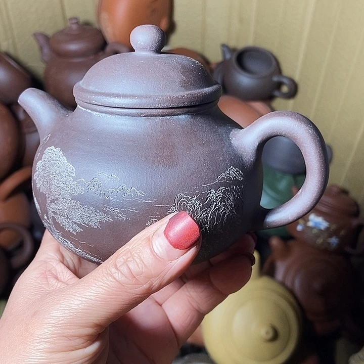 全手工制宜兴紫砂工艺茶壶