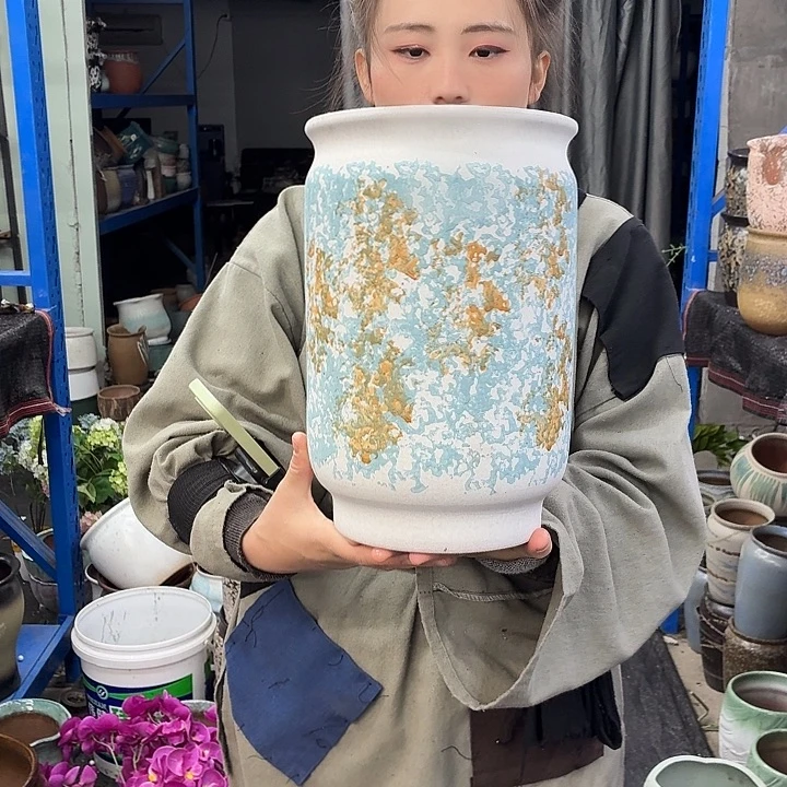 20×31 -粗陶花盆有孔-买买买