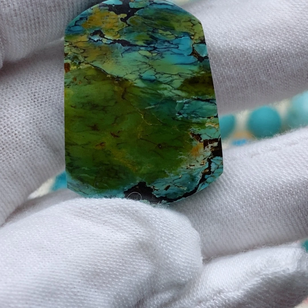 绿松石未镶嵌珠珠