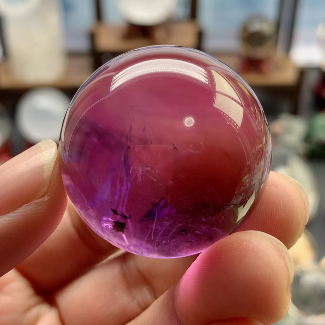 【闪购商品】水晶天然水晶球摆件未镶嵌@*林